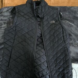 The North Face Black Quilted Vest